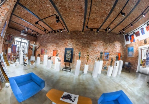 JOSIP KONTA art studio 360°EXPLORE ONLINE through a 360° VIRTUAL WALK